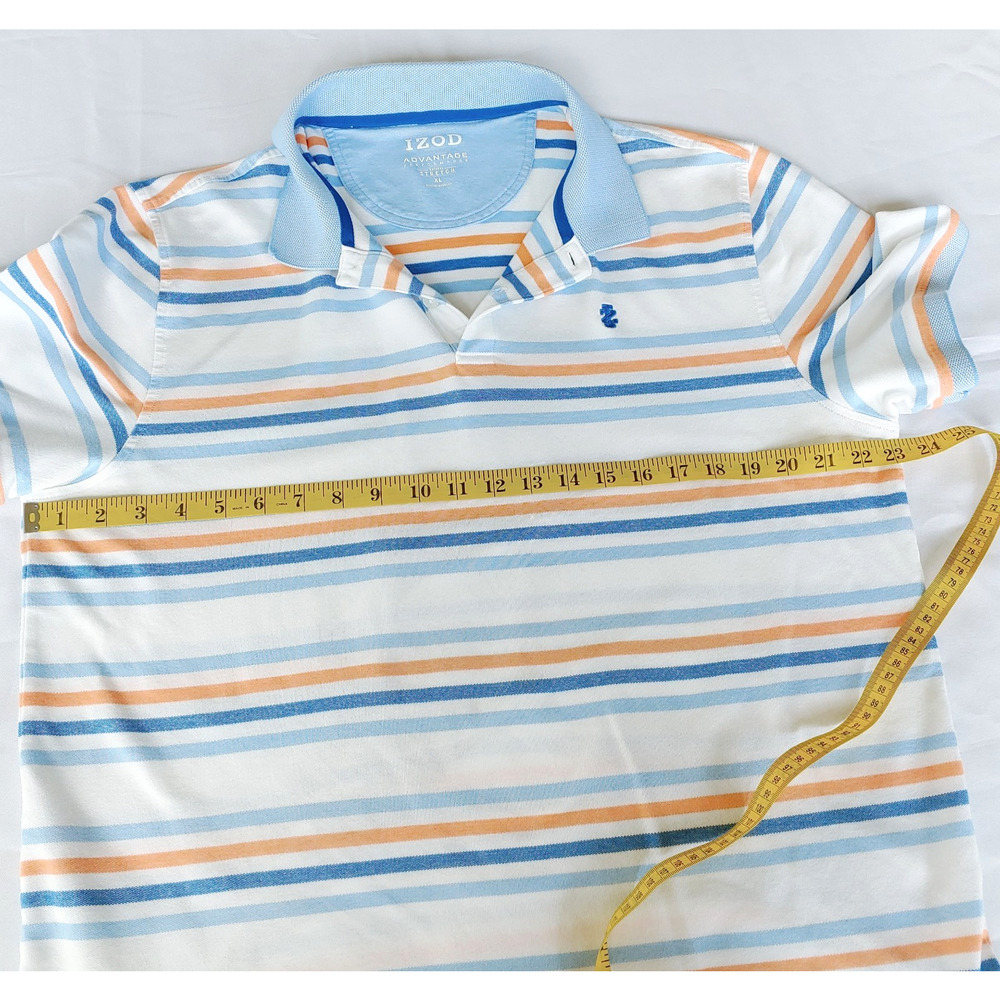Two IZOD Advantage Performance Polo Shirts Men's Size XL Golf/Dress Pre-Owned‎ - Picture 6 of 16